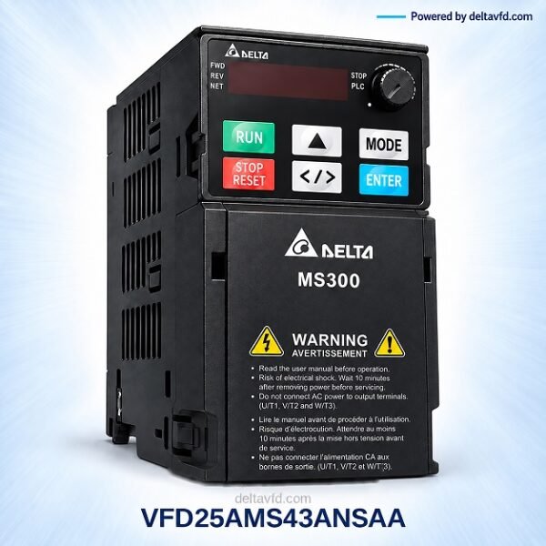 Delta MS300 VFD25AMS43ANSAA variable frequency drive
